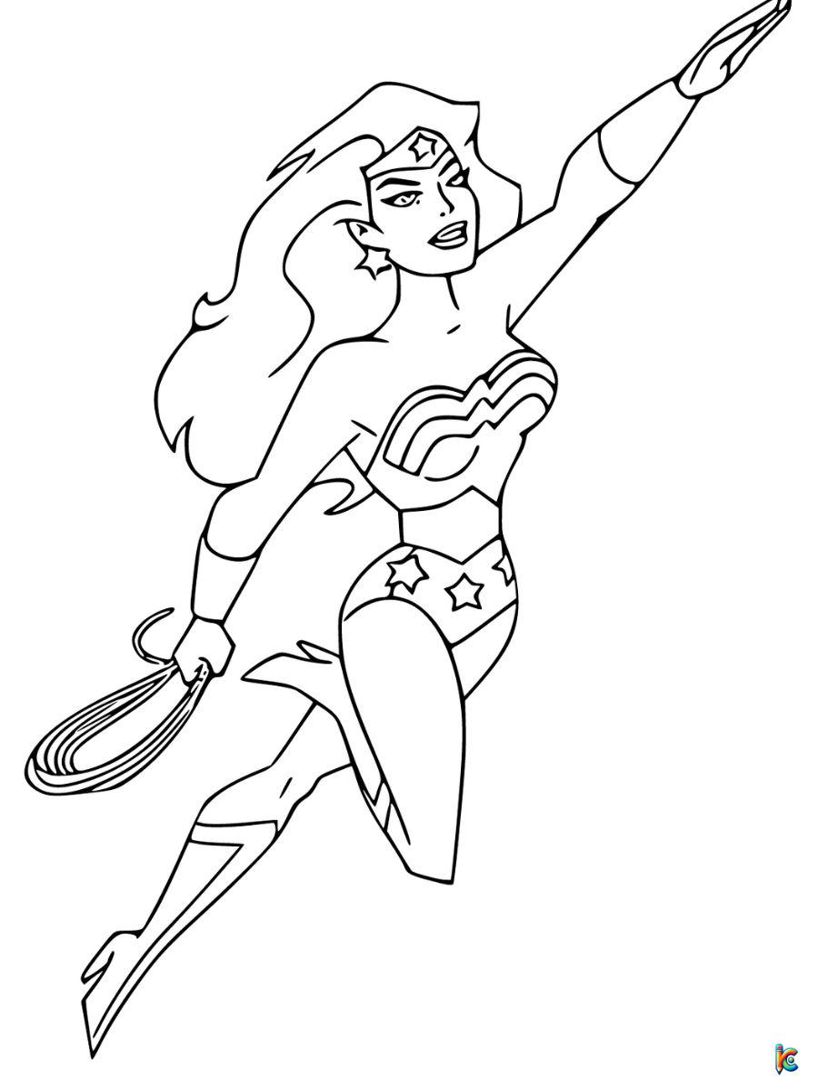 Wonder Woman Coloring Pages – ColoringPagesKC