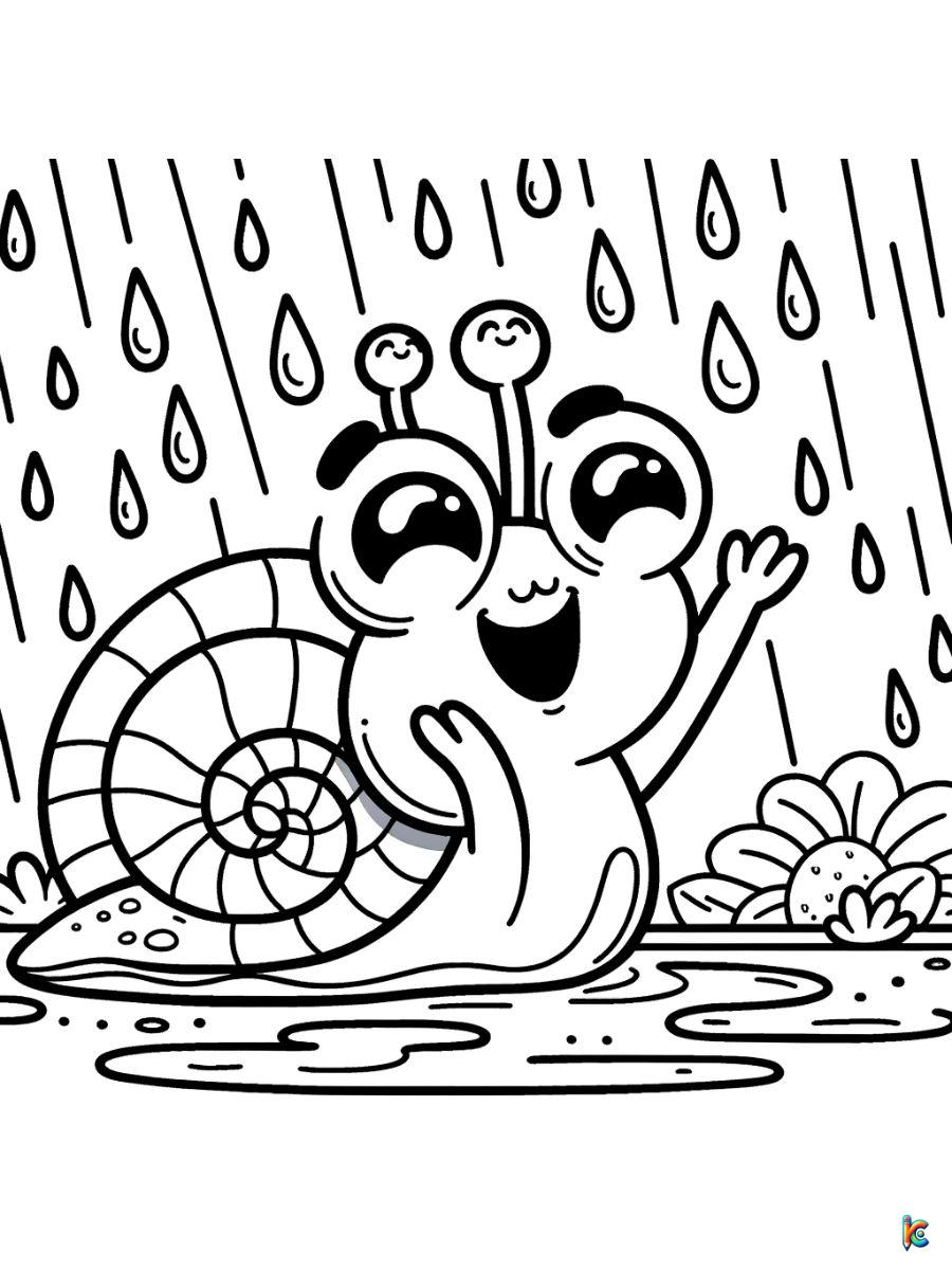Free rainy day coloring pages printable