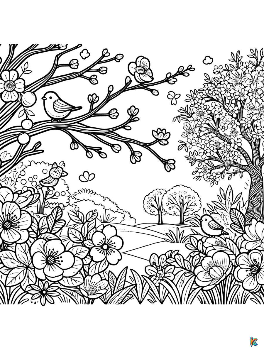 aesthetic flower coloring pages free