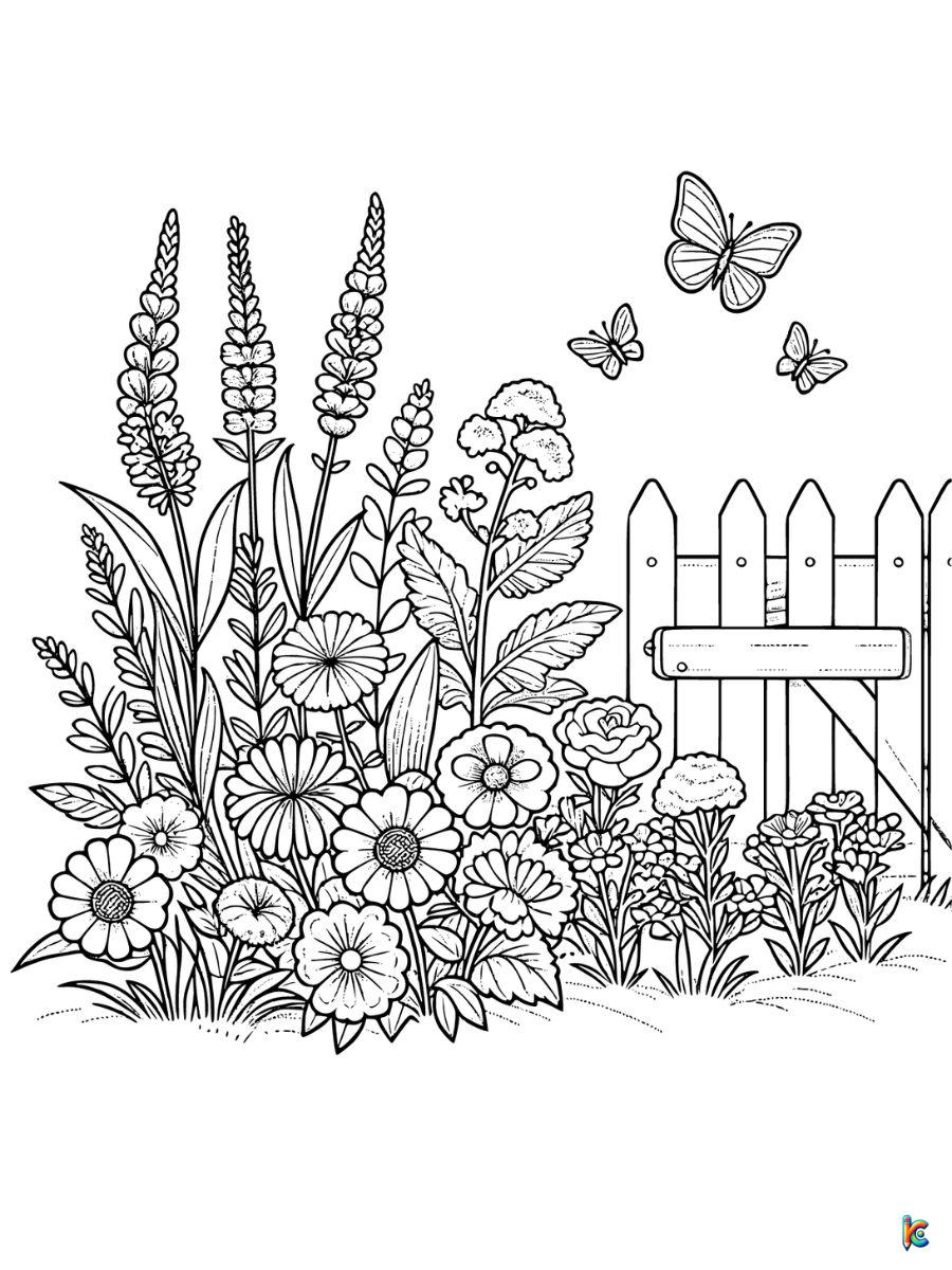 aesthetic flower coloring pages printable