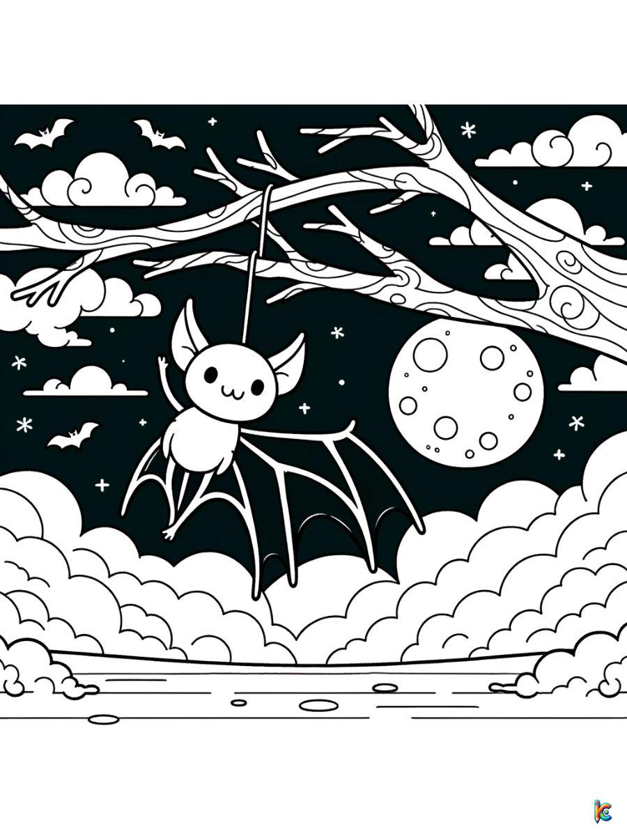 aesthetic halloween coloring pages free