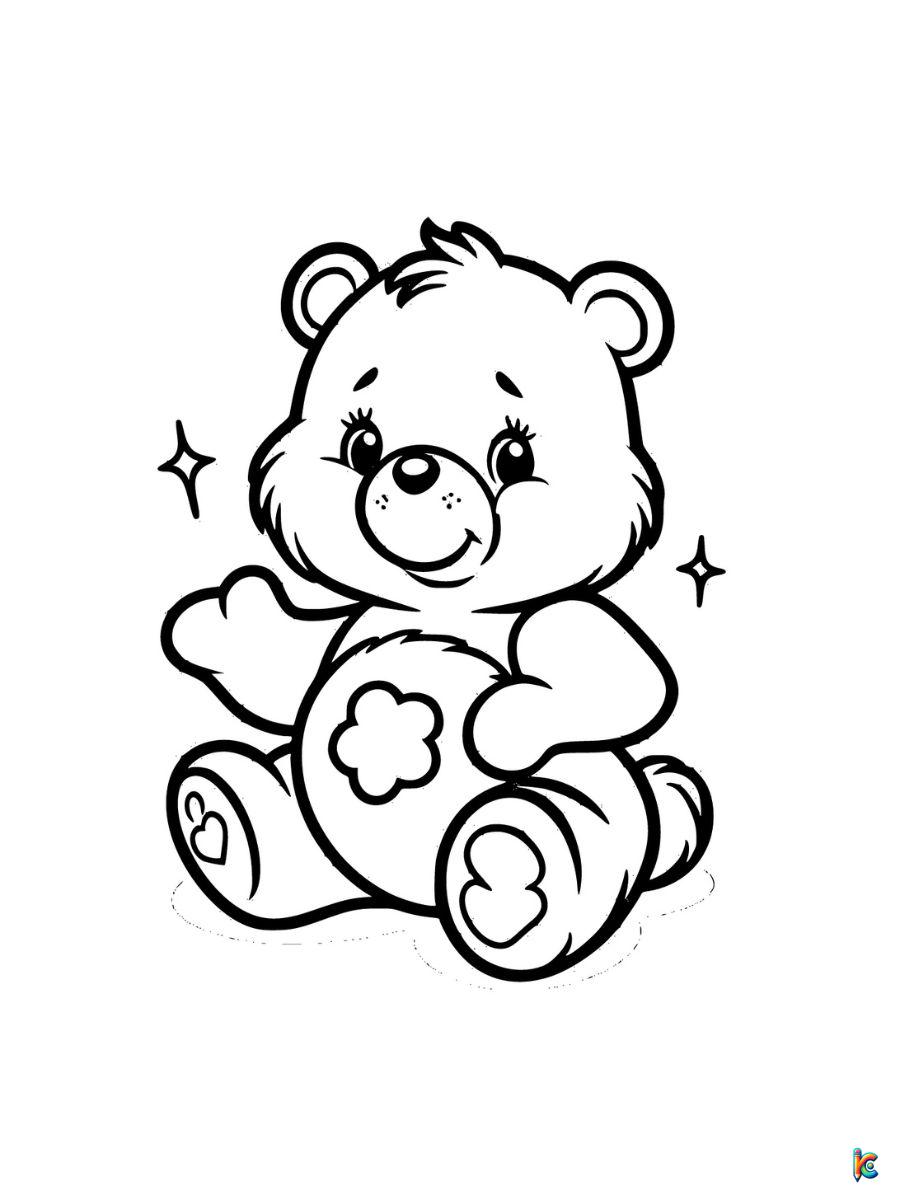 care bear coloring pages pdf
