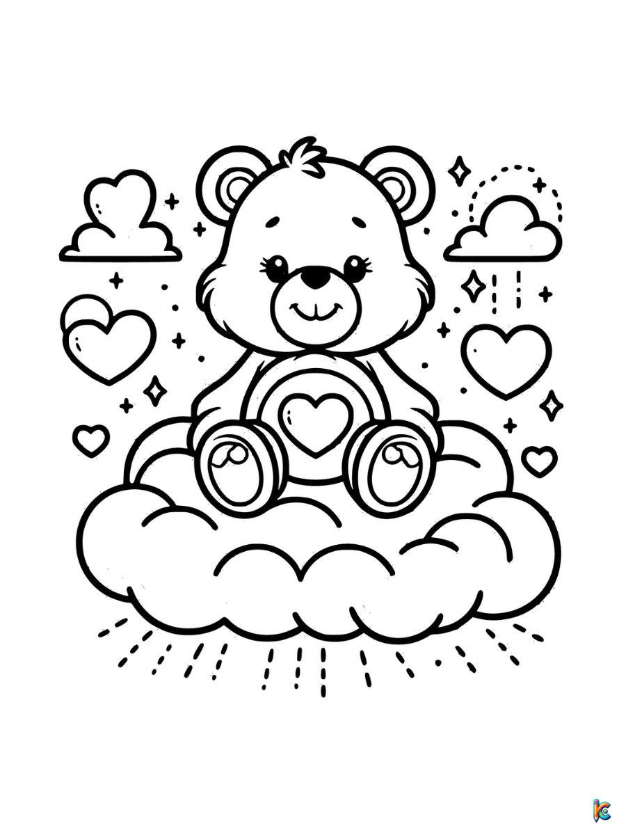 care bear coloring pages