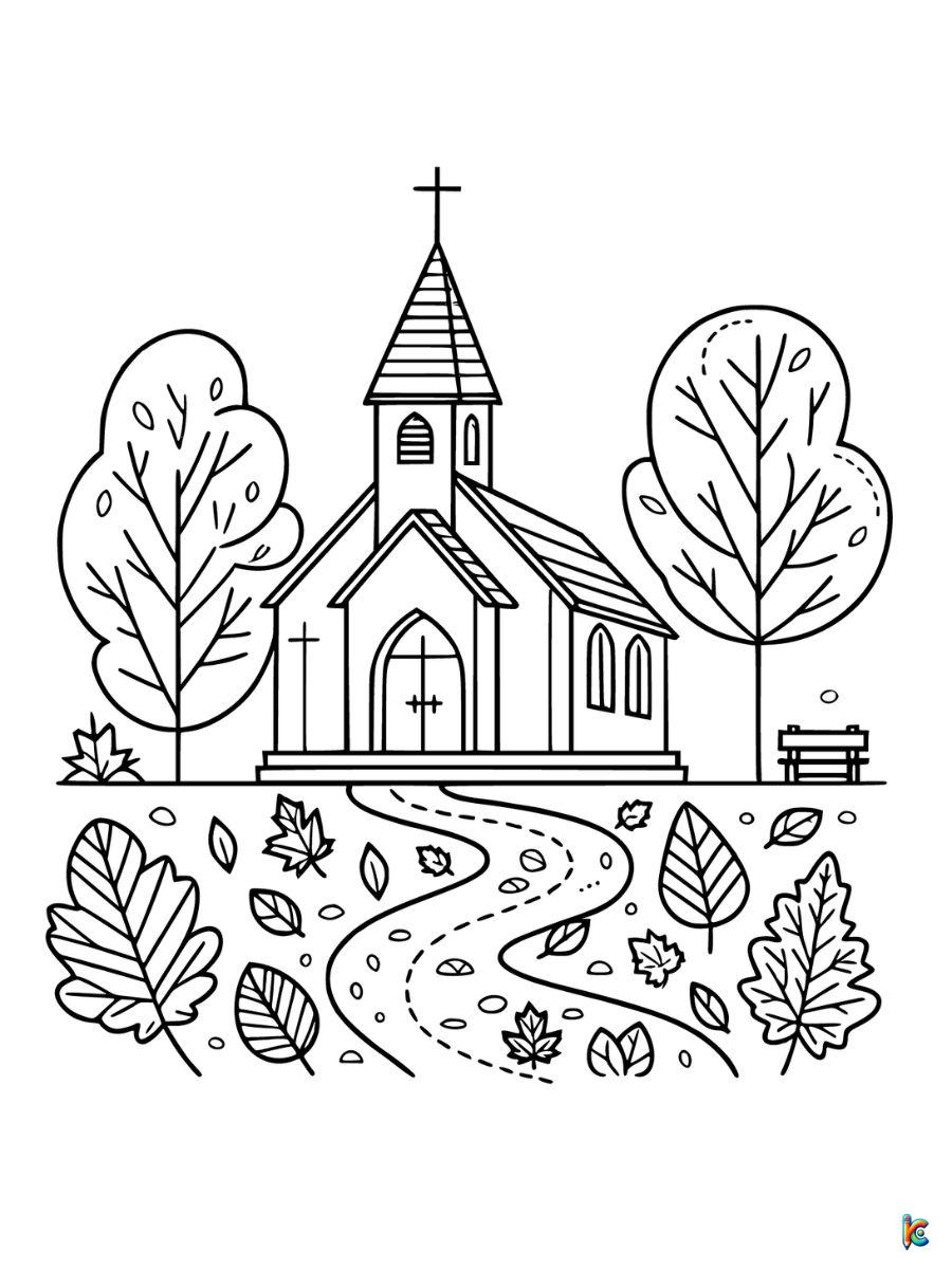 church easter coloring page
