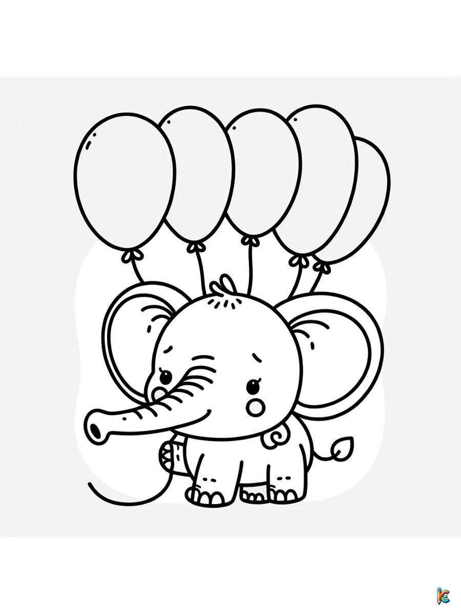 coloring pages elephant