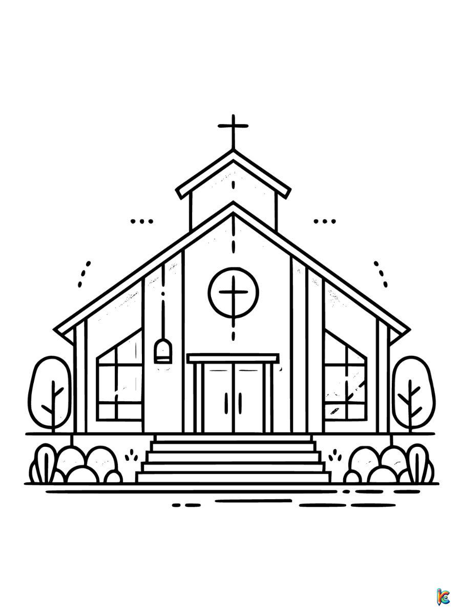 coloring pages for children's church