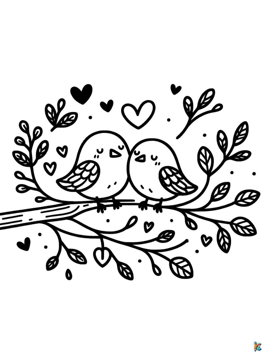 coloring pages for valentines day