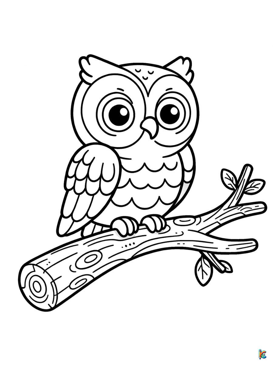 coloring pages owls