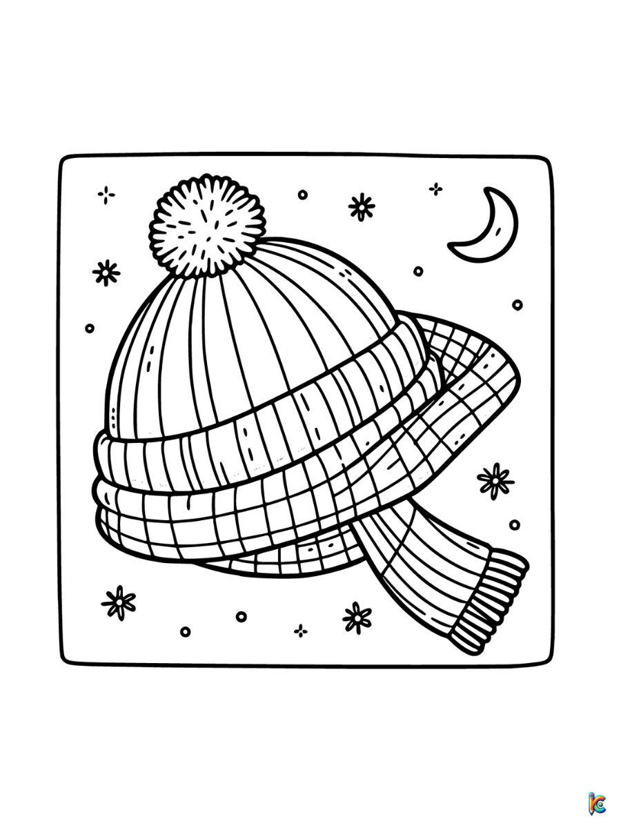 coloring pages winter