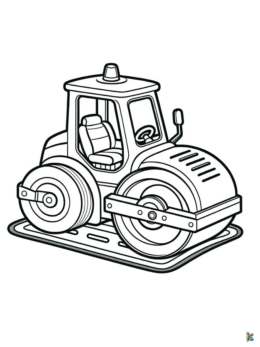 construction coloring page