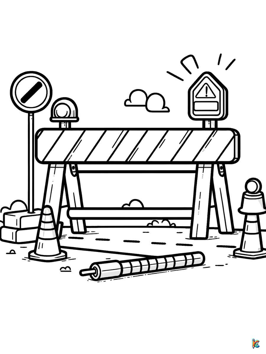 construction coloring pages for kids