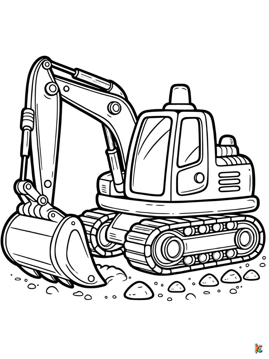 construction coloring pages free