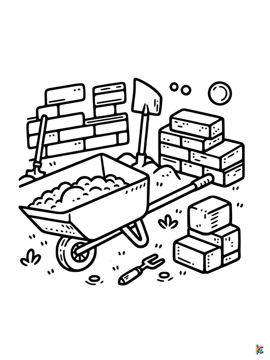 construction coloring pages