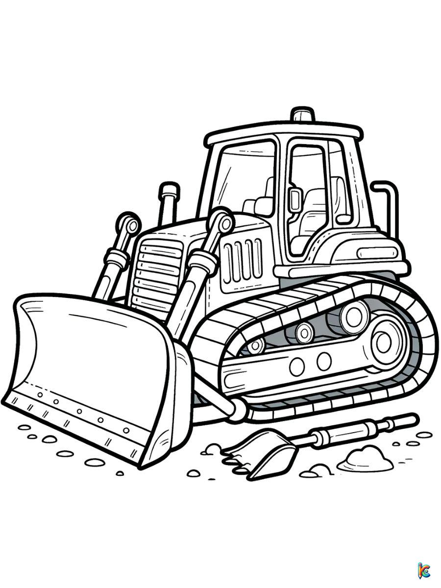 construction printable coloring pages