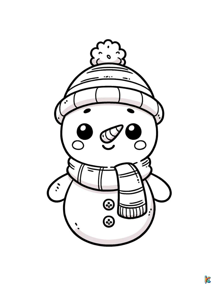 cute january coloring pages free