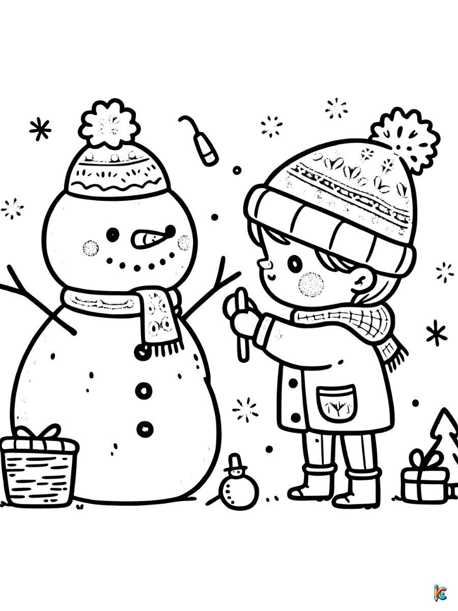 cute january coloring pages