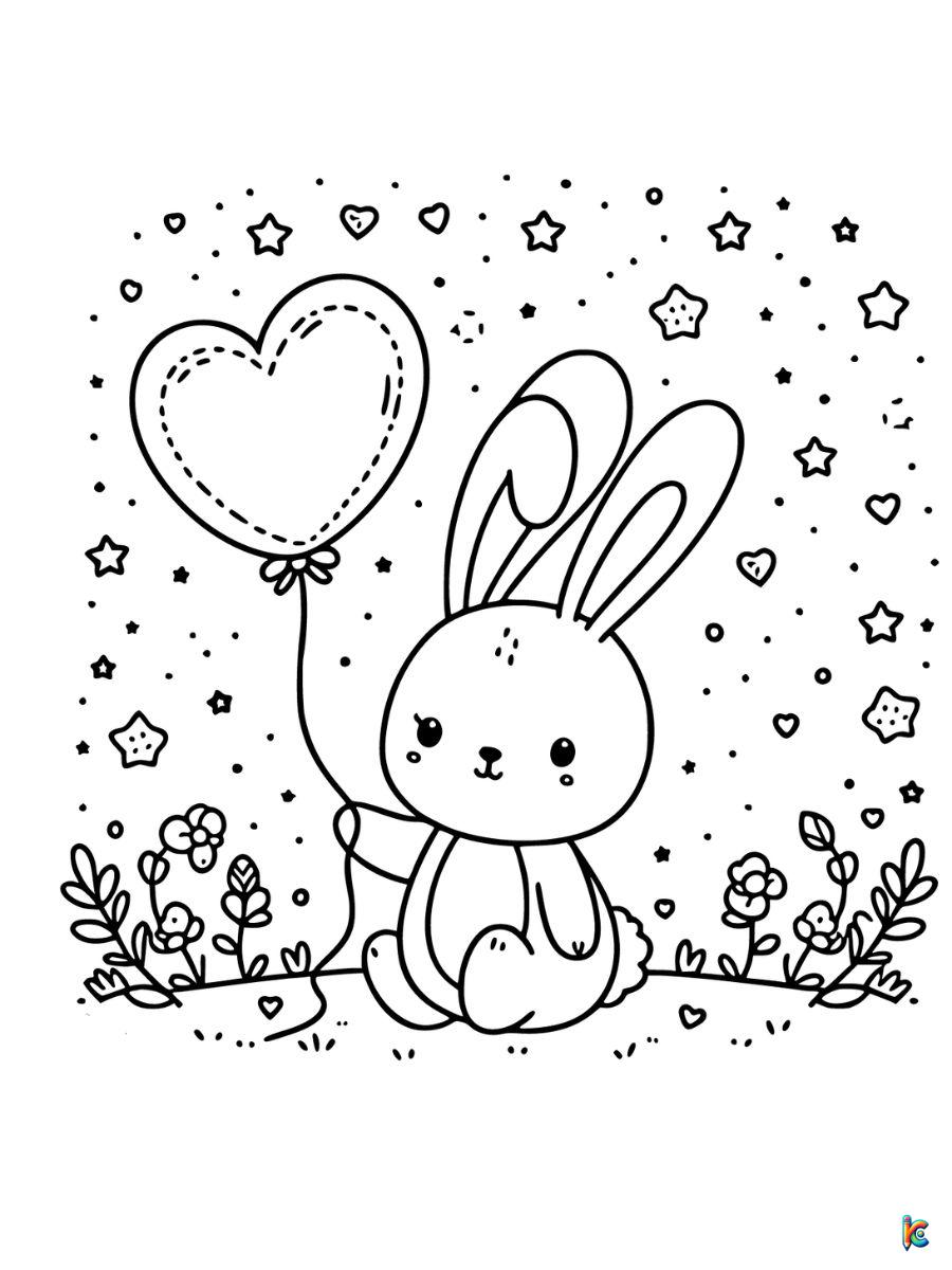 cute valentines day coloring page
