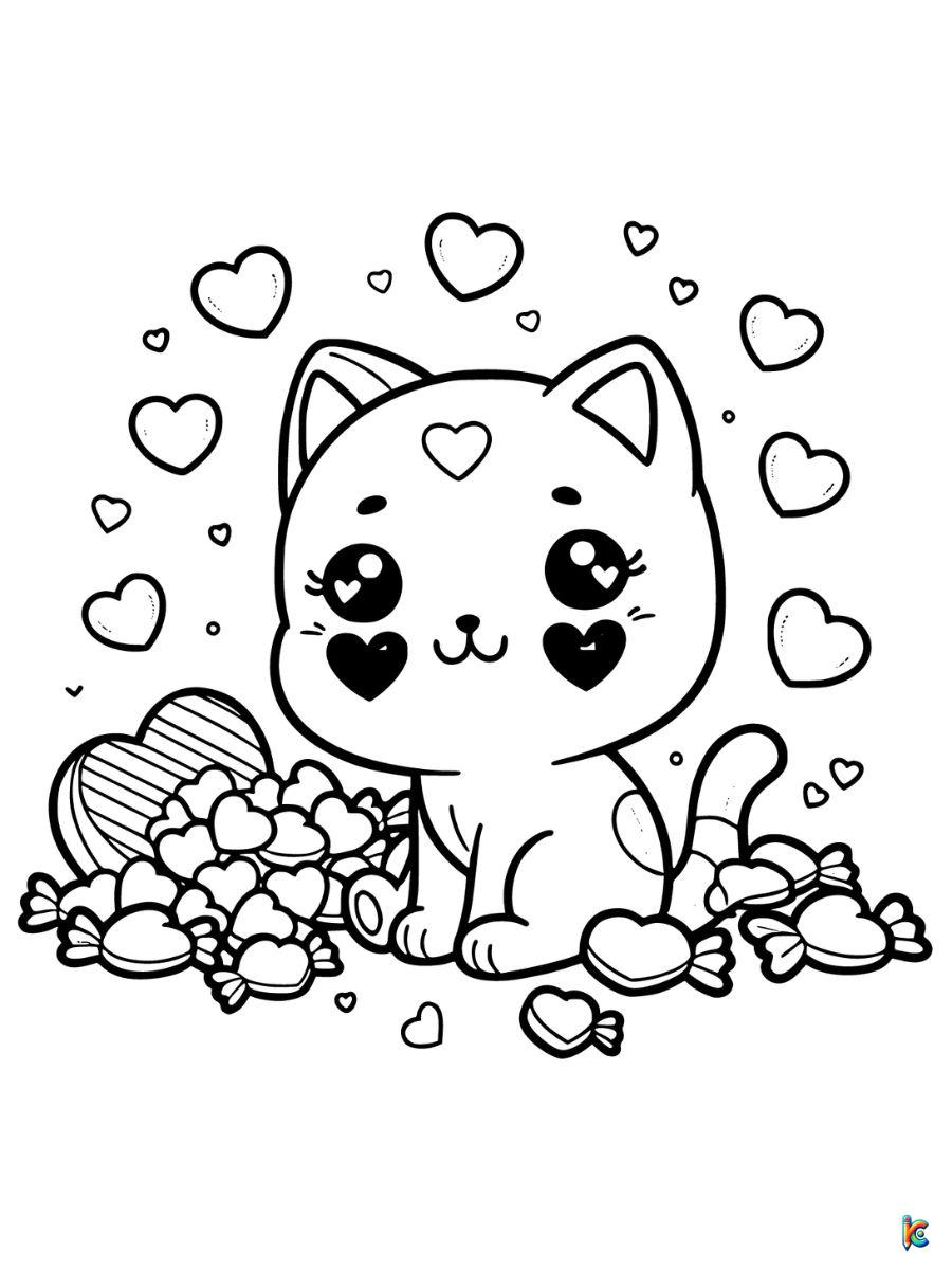 cute valentines day coloring pages