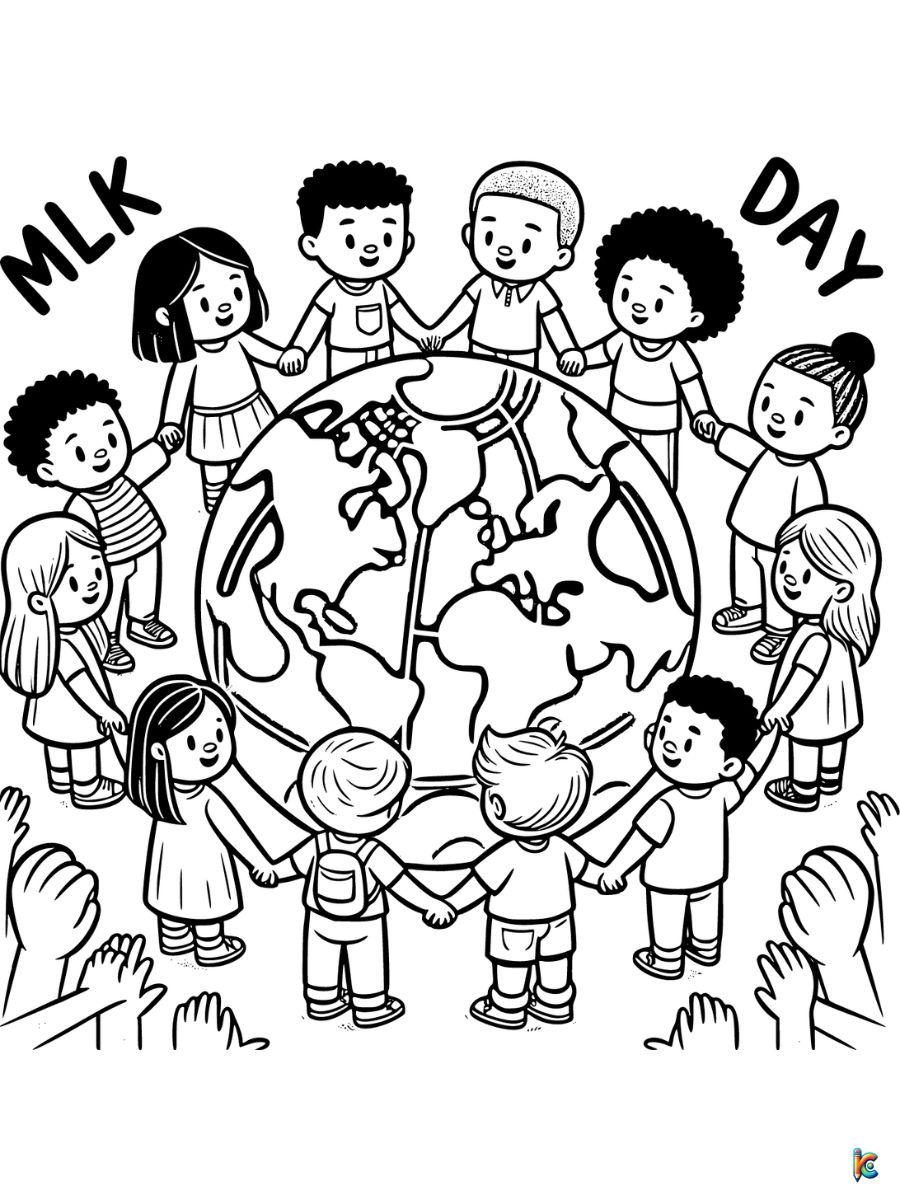 dr martin luther king coloring pages