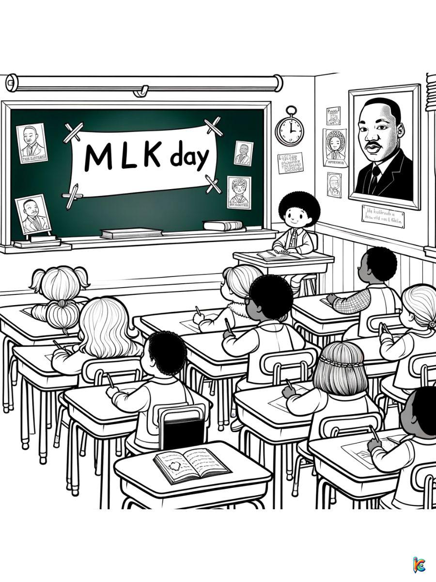 dr martin luther king jr coloring pages