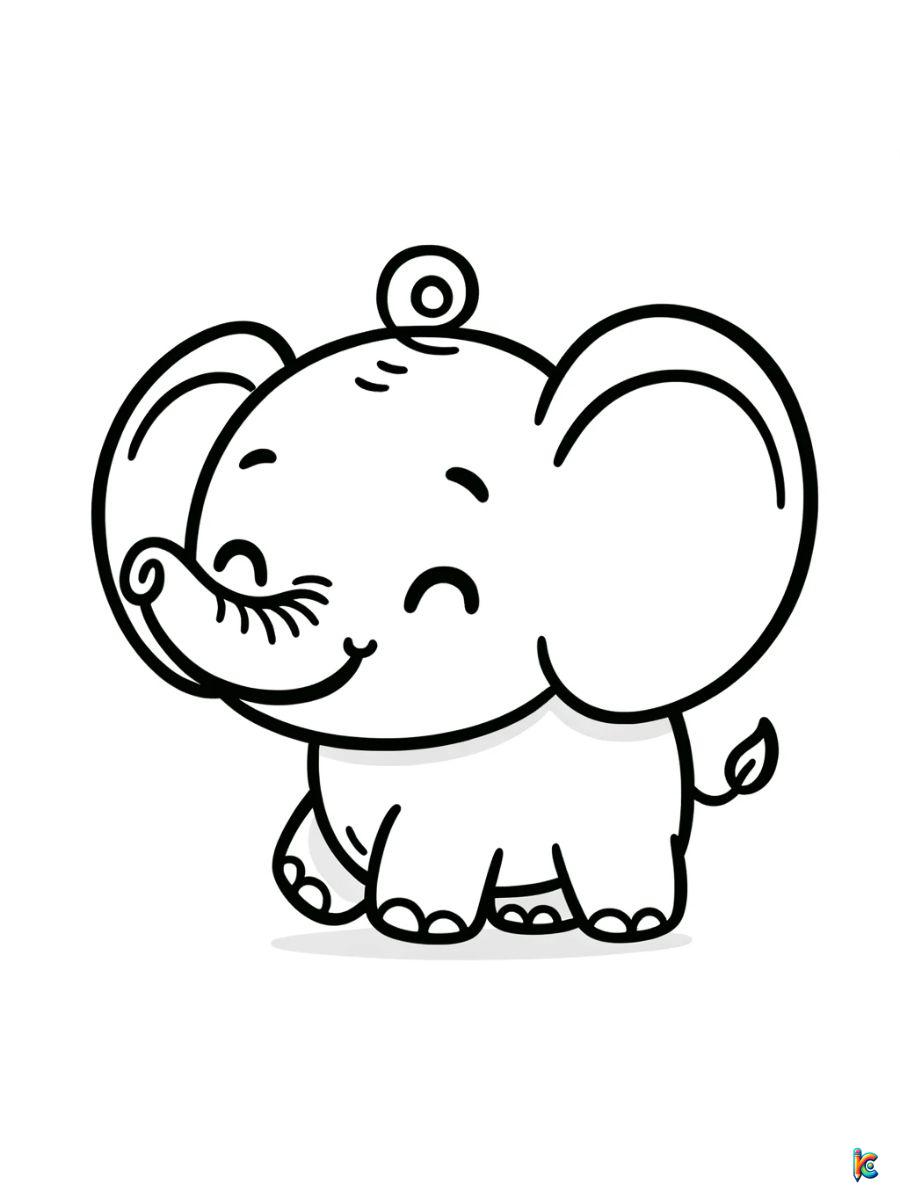 elephant coloring pages