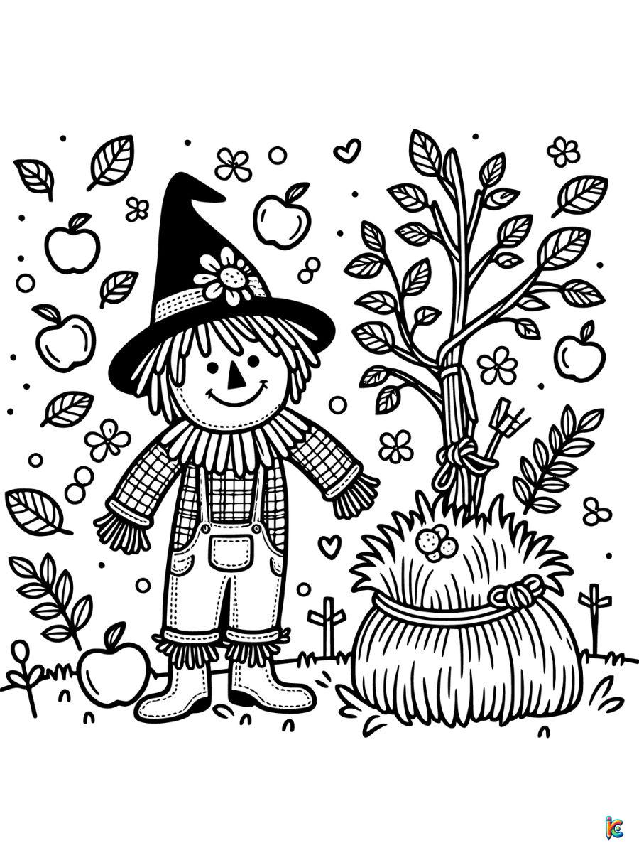 fall aesthetic coloring pages