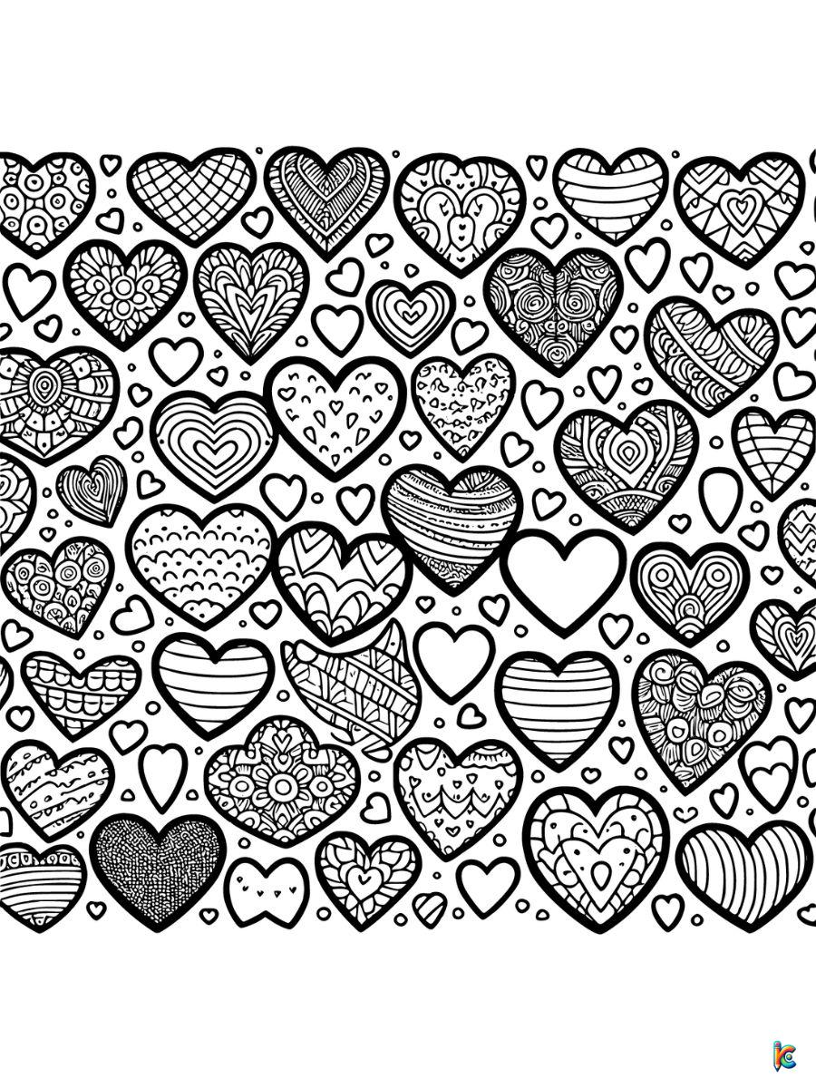 free printable valentines day coloring pages