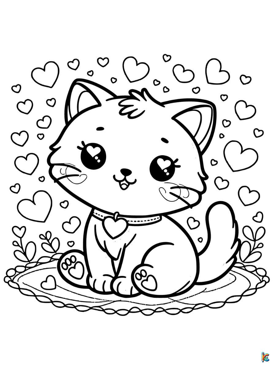 happy valentines day coloring pages