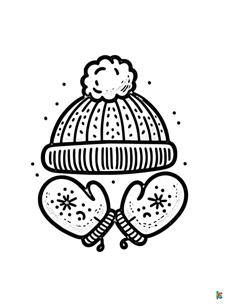 kindergarten coloring pages winter