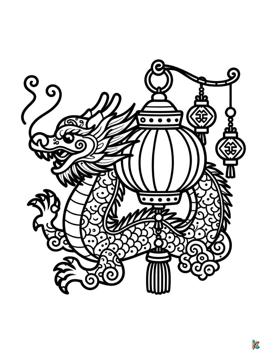 lunar new year coloring pages 2024 free