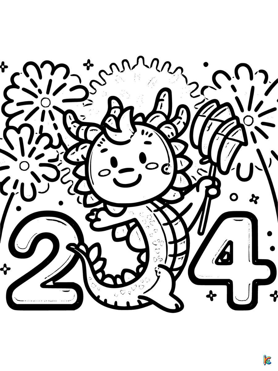 lunar new year coloring pages printable