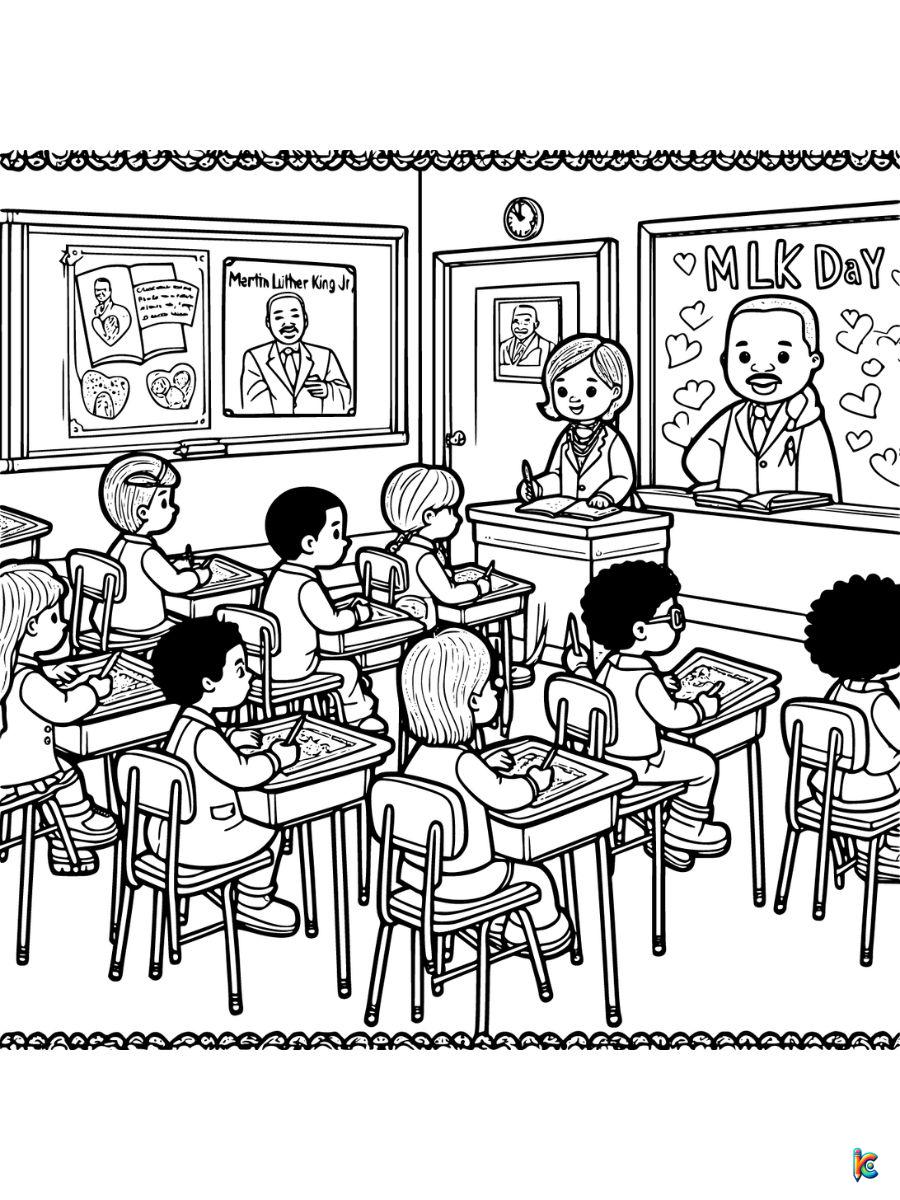 martin luther king coloring pages