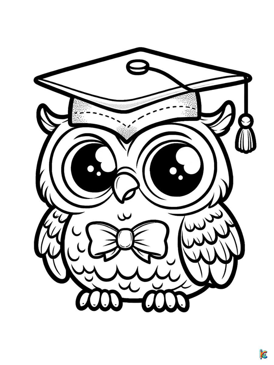 owl coloring pages free printable