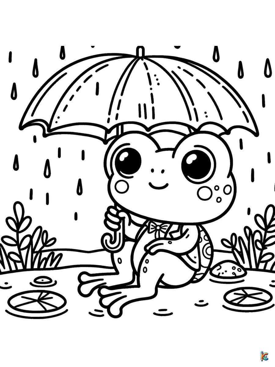 rainy day coloring pages for adults