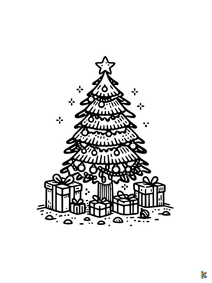 winter holiday coloring pages